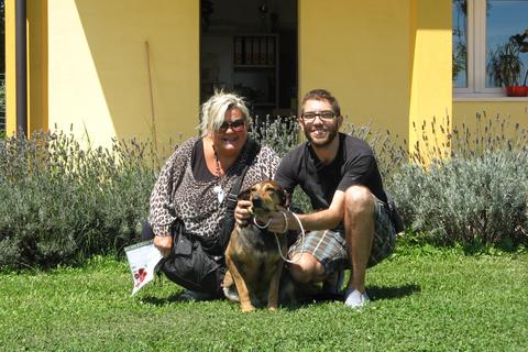 Gilda con la sua nuova famiglia